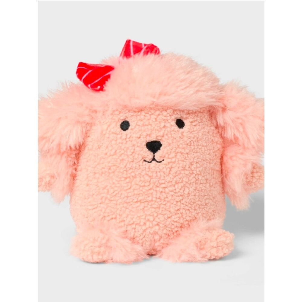 New Poodle Kids' Mini Anxiety Weighted Plush Throw Pillow Pink, Pillowfort, 1lb